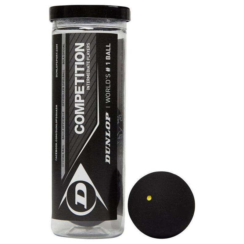 DUNLOP كرة اسكواش مطاطية بنقطة واحدة للبالغين - Image 5